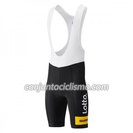 Culotte corto con tirantes 2018 LottoNL-Jumbo N001